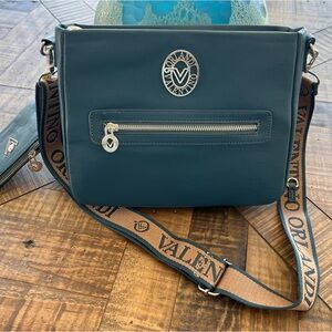 NEW!!!  Valentino Orlandi Blue Crossbody Bag with Wallet NWT